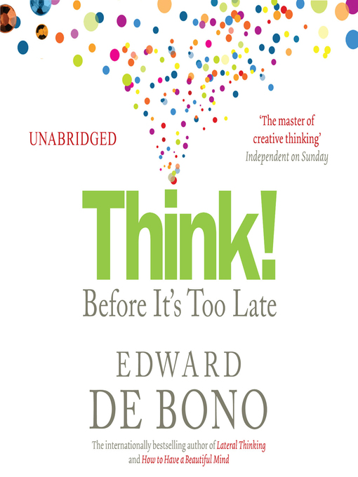 Title details for Think! by Edward De Bono - Available